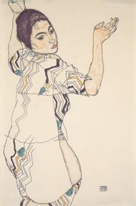 フリーデリケ・マリア・ビールの肖像 作： Egon Schiele